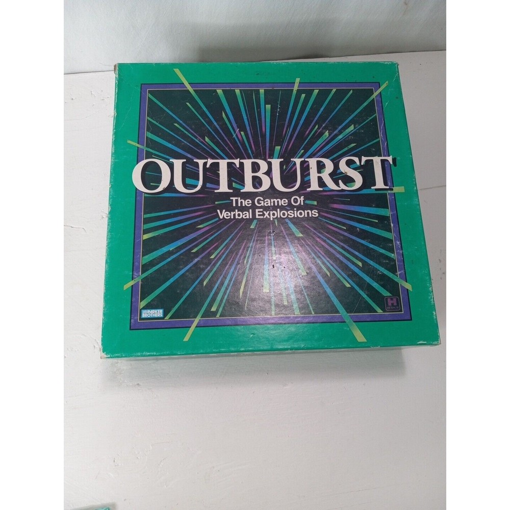 Vintage OUTBURST The Game Of Verbal Explosion 1994 Parker Brothers Complete
